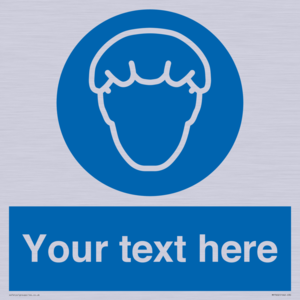 Custom Hair protection must be worn